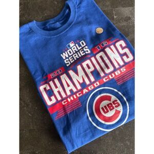 Chicago Cubs 2016 World Series Champions MLB Baseball T-Shirt Memorabilia‎